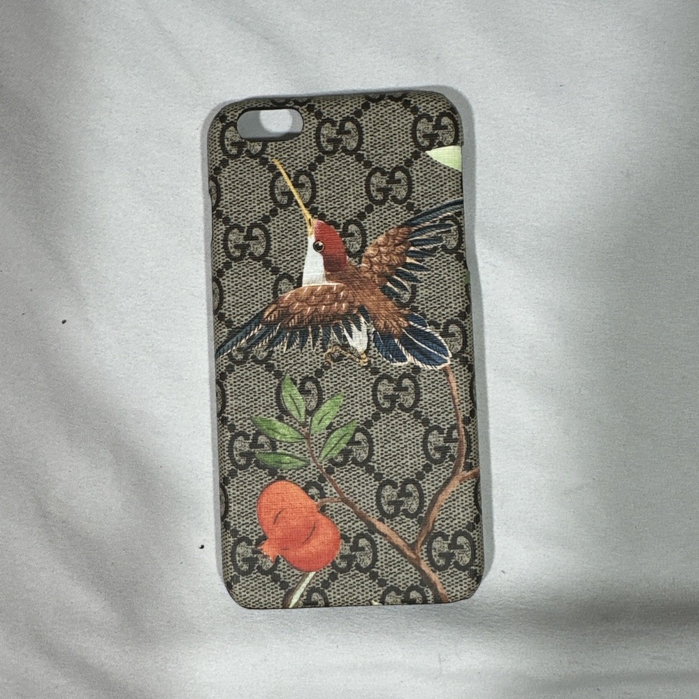 NWOB $640 Gucci [ iPhone 6 Plus/6S Plus ] Case‎ GG Monogram Beige Italy #U1560
